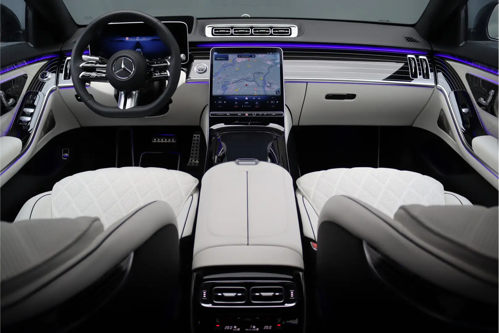 Mercedes-Benz S 500 4M Lang AMG Line Aut9, Manufaktur,Distronic+, 3D, plava - 2