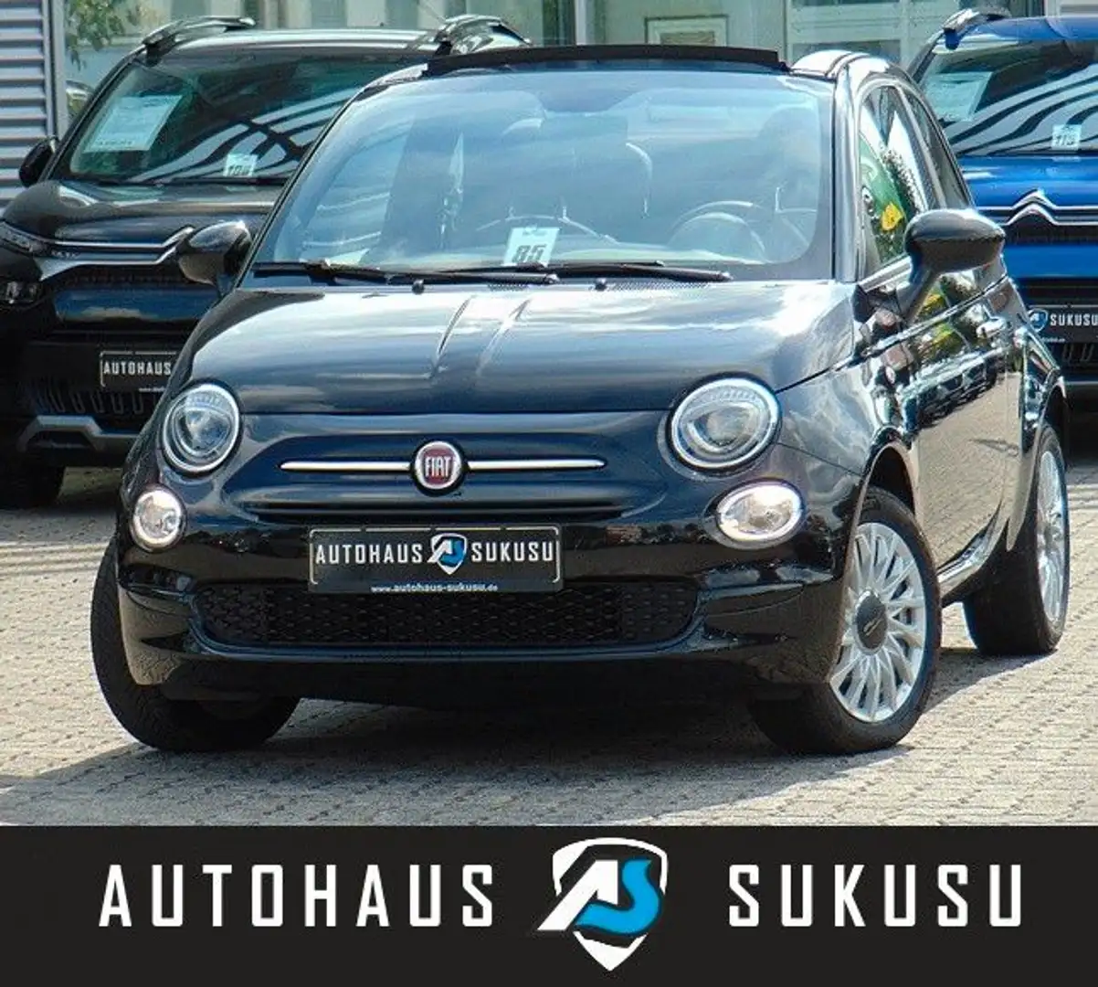 Fiat 500C 1.0 Mild-Hybrid Club Schwarz - 1