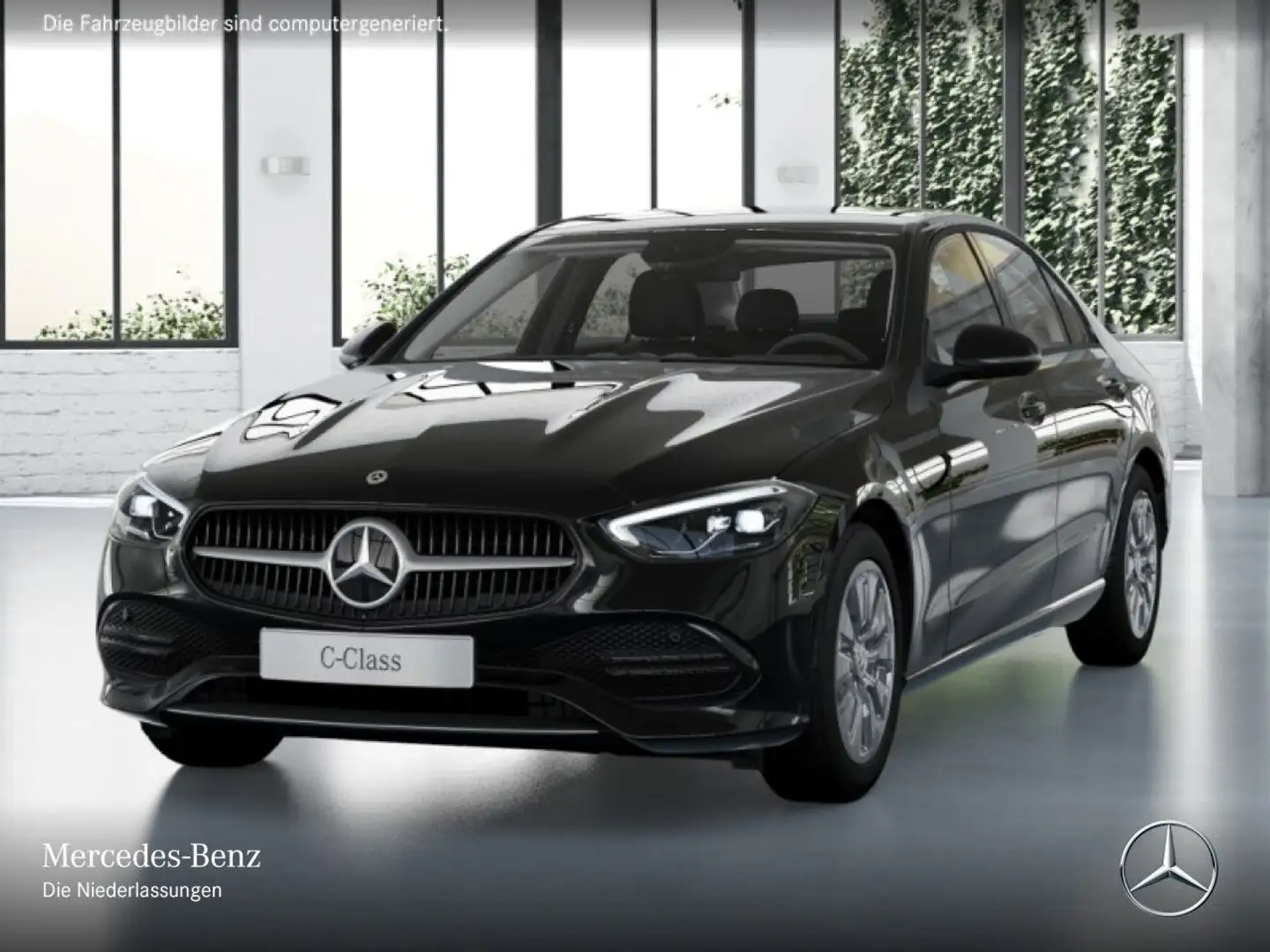 Mercedes-Benz C 200 LED+KAMERA+KEYLESS+9G Schwarz - 2