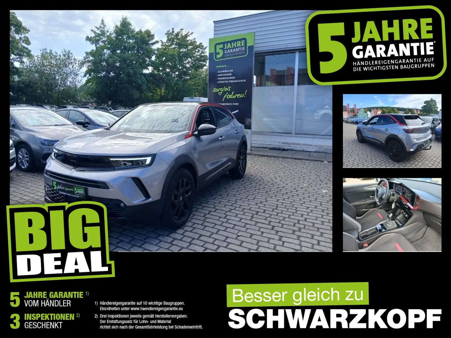 Opel Mokka 1.2T Fin. ab 2,99%Rückfahrk,Sitzheizung,AHK Grau - 1