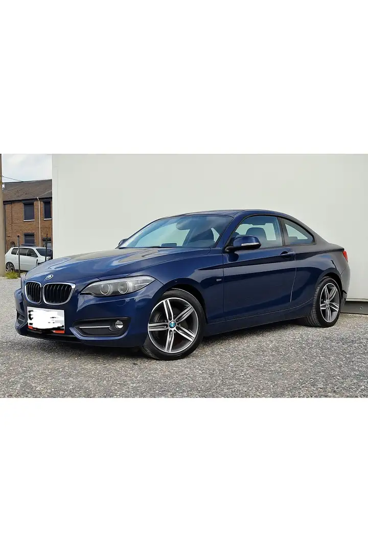 BMW 218 Coupe 218d 150 ch Sport Bleu - 1