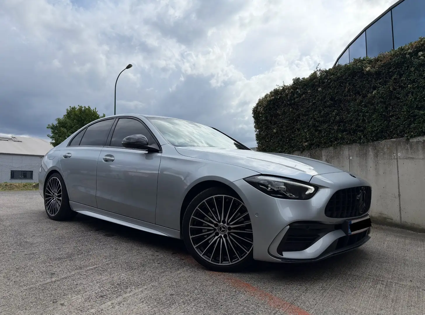 Mercedes-Benz C 180 * AMG Line * 9G-tronic Срібний - 1