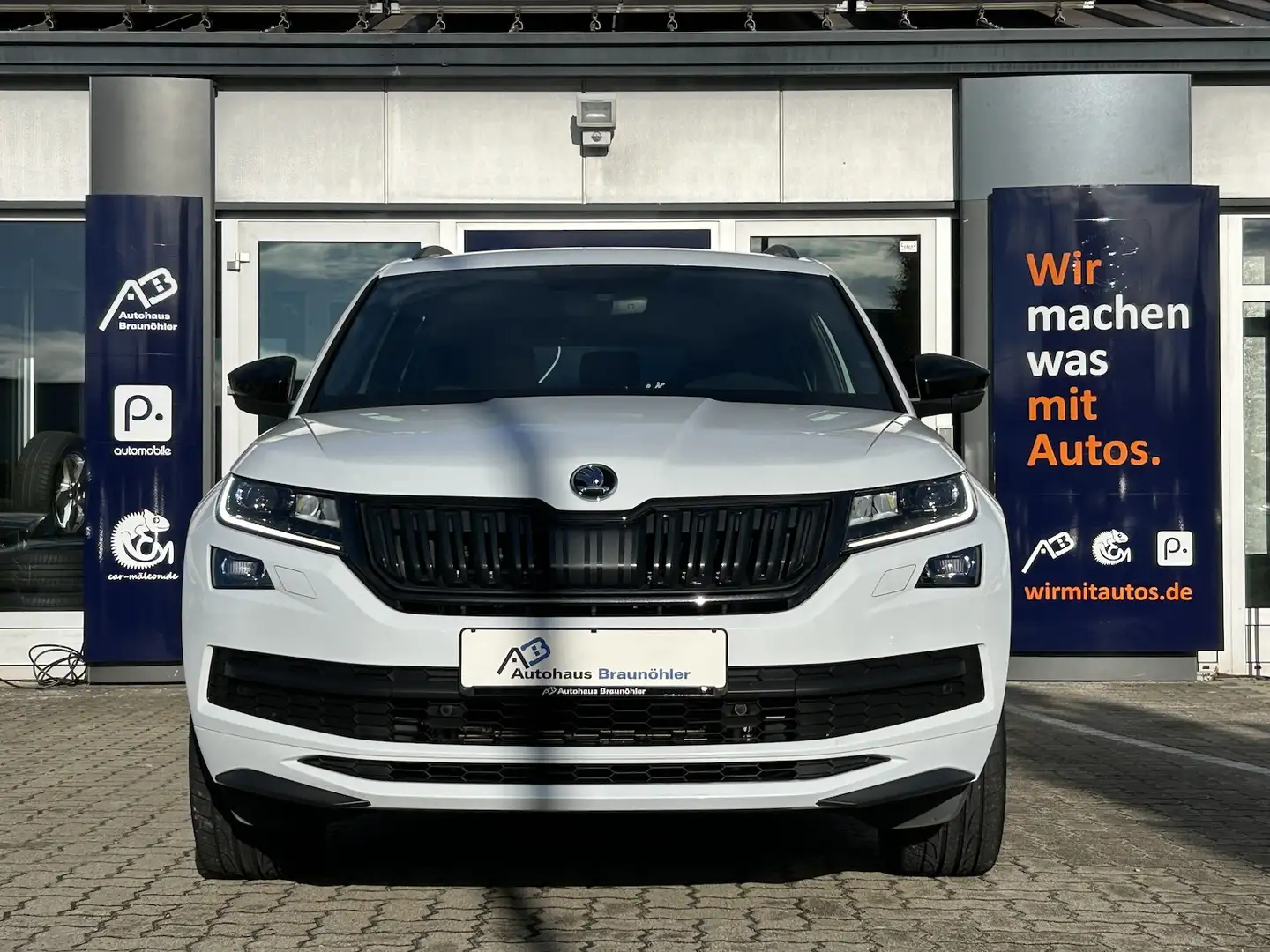 Skoda Kodiaq Sportline 4x4 2.0 TDI DSG*AHK*ACC*DCC* Weiß - 1
