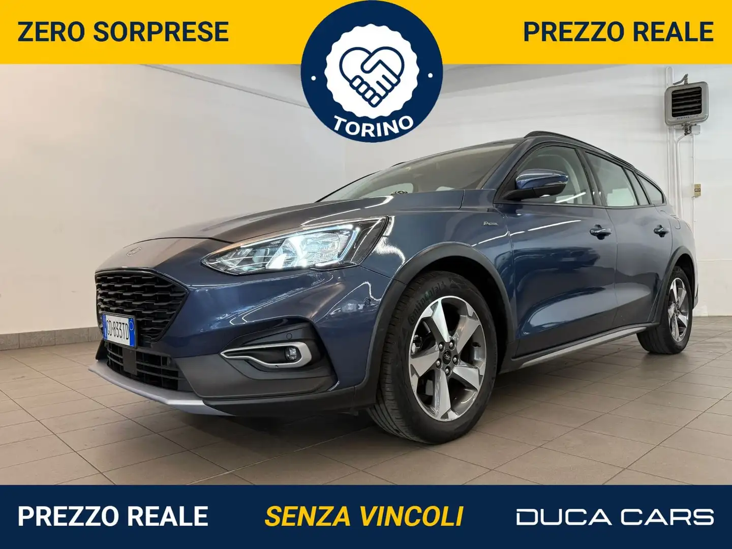 Ford Focus 1.5 EcoBlue 120 CV automatico SW Active Co-Pilot Blue - 1