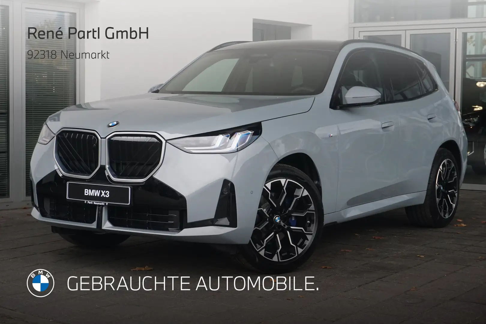BMW X3 20d xDrive M-Sport NAVI LED AHK PANO 360° DA-Prof. Gris - 1