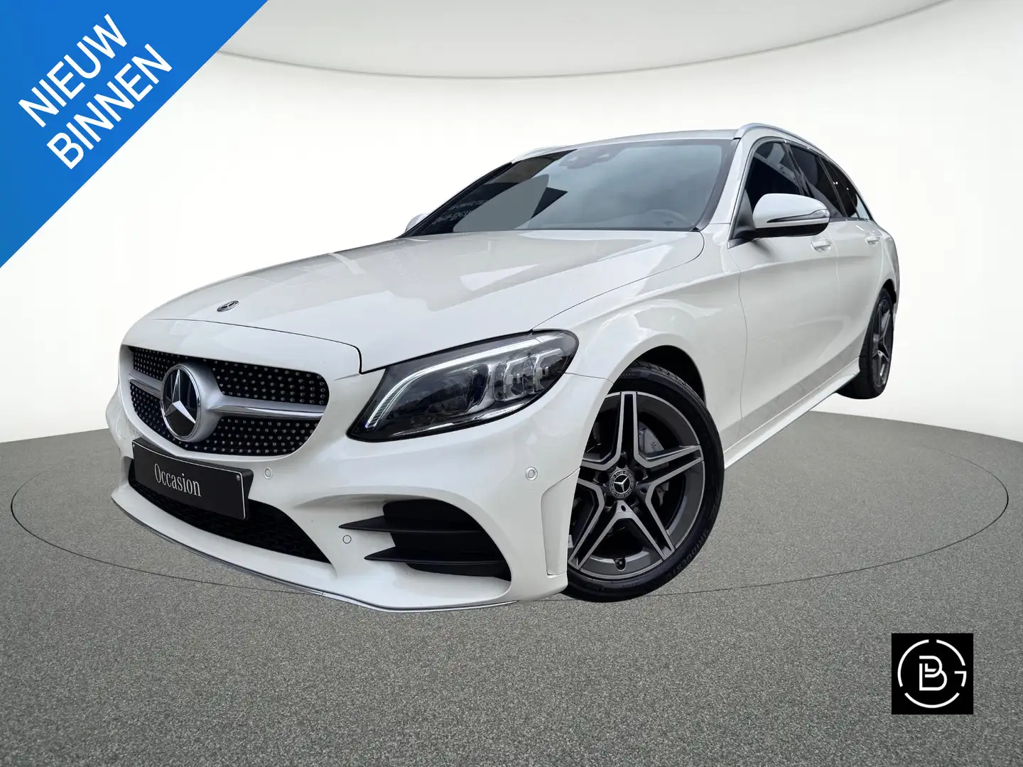 Mercedes-Benz C 180 180d Break AMG Line Carplay - Ambient Lighting - M Weiß - 1