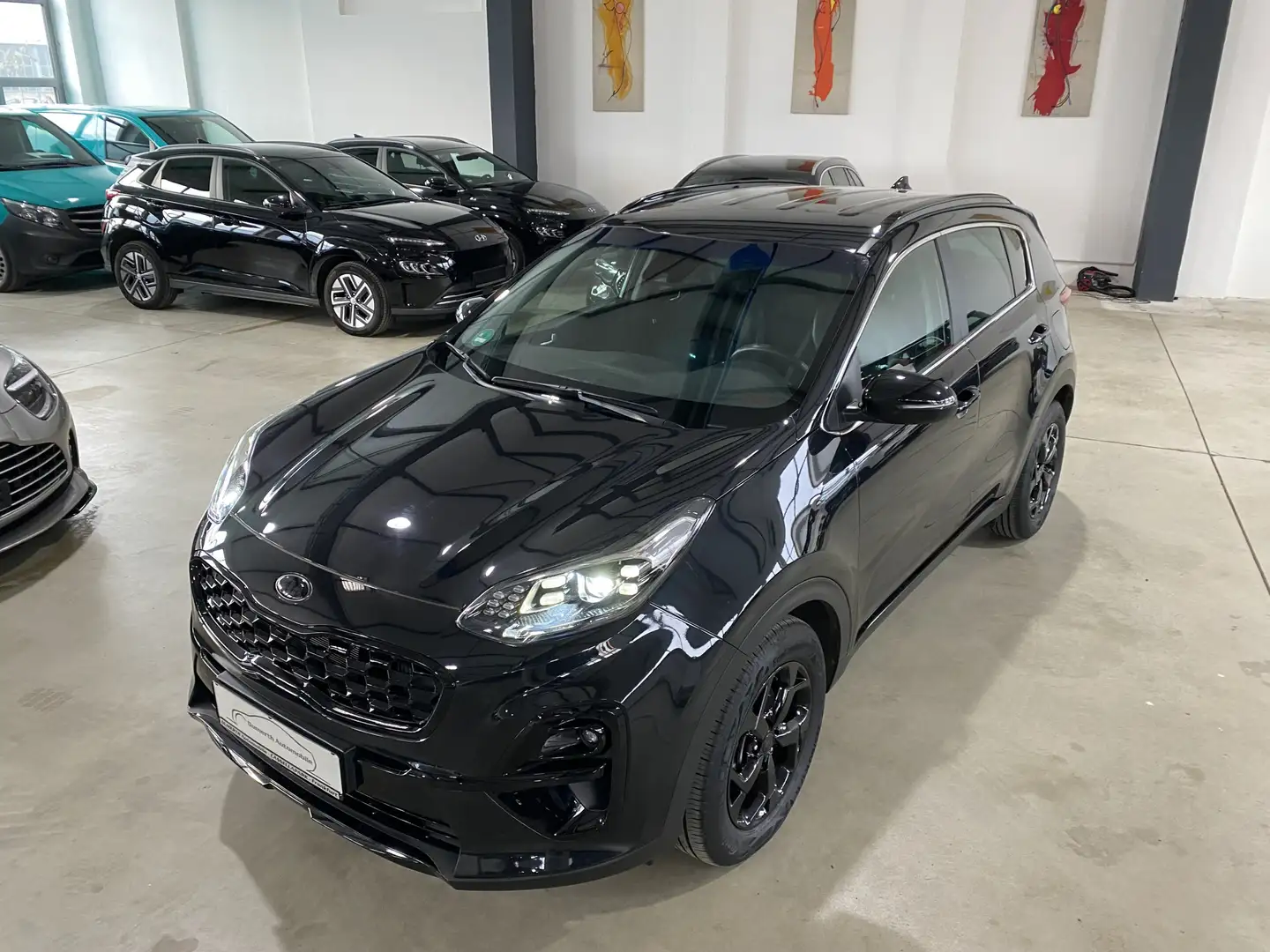 Kia Sportage Black Edition Automatik Leder LED NAV Schwarz - 2
