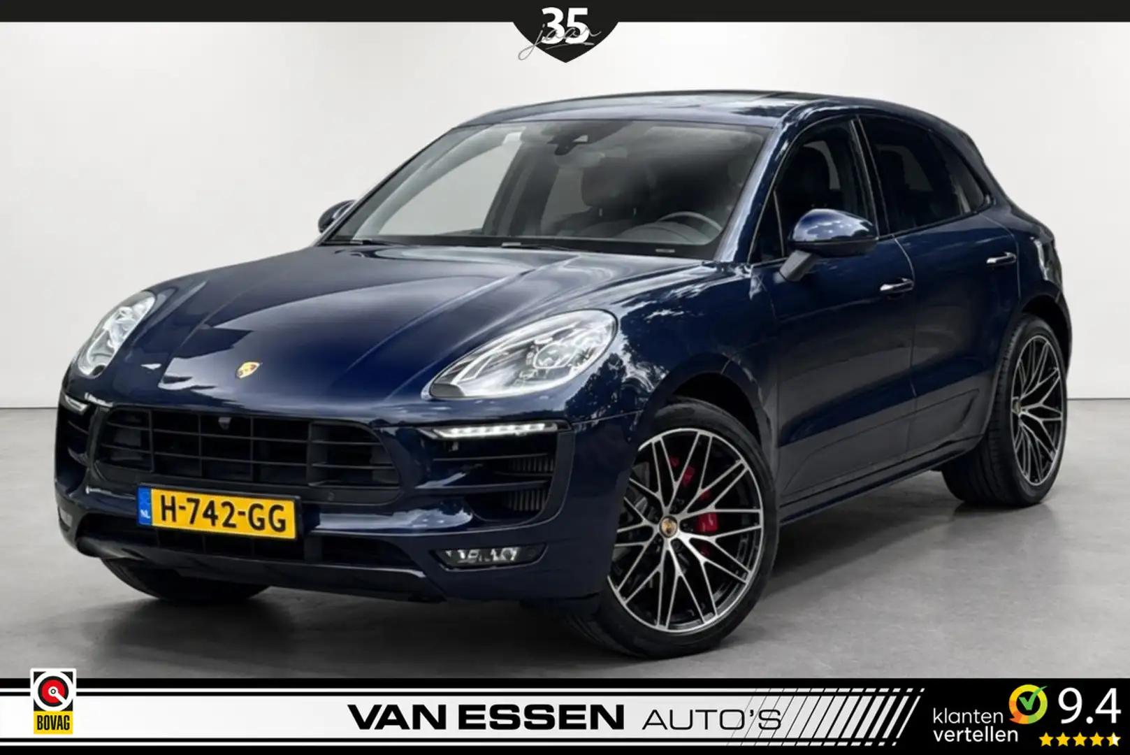 Porsche Macan 3.0 GTS Pano Leder Camera Luchtvering Stoel/Stuurv Blauw - 1