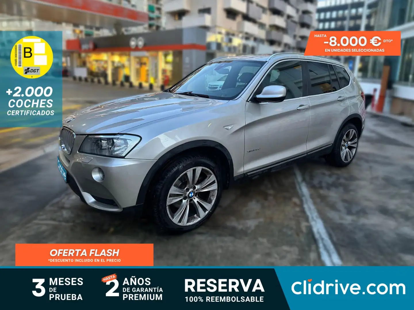 BMW X3 xDrive 30dA Gris - 1