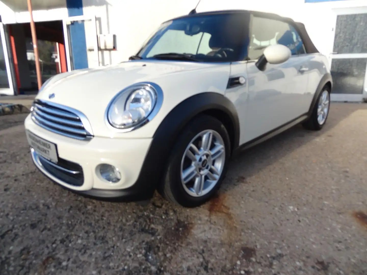 MINI Cooper Cabrio /1.Hand/Leder/70TKM/PDC/Garantie Weiß - 1