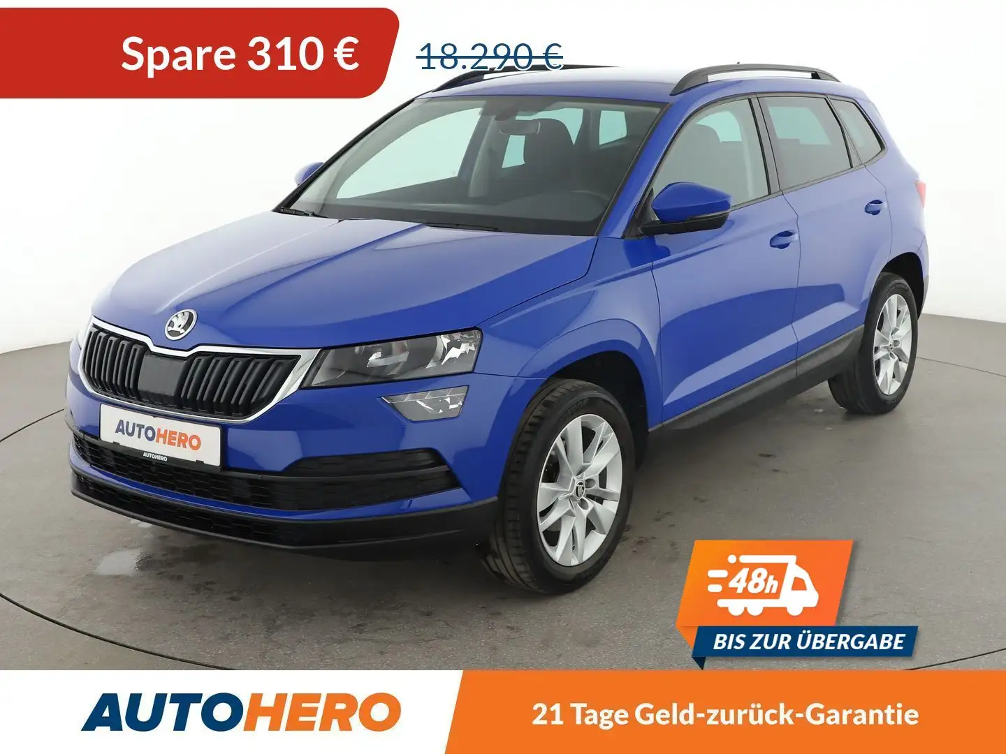 Skoda Karoq 1.5 TSI ACT Ambition *PDC*SHZ*TEMPO*KLIMA* Blau - 1