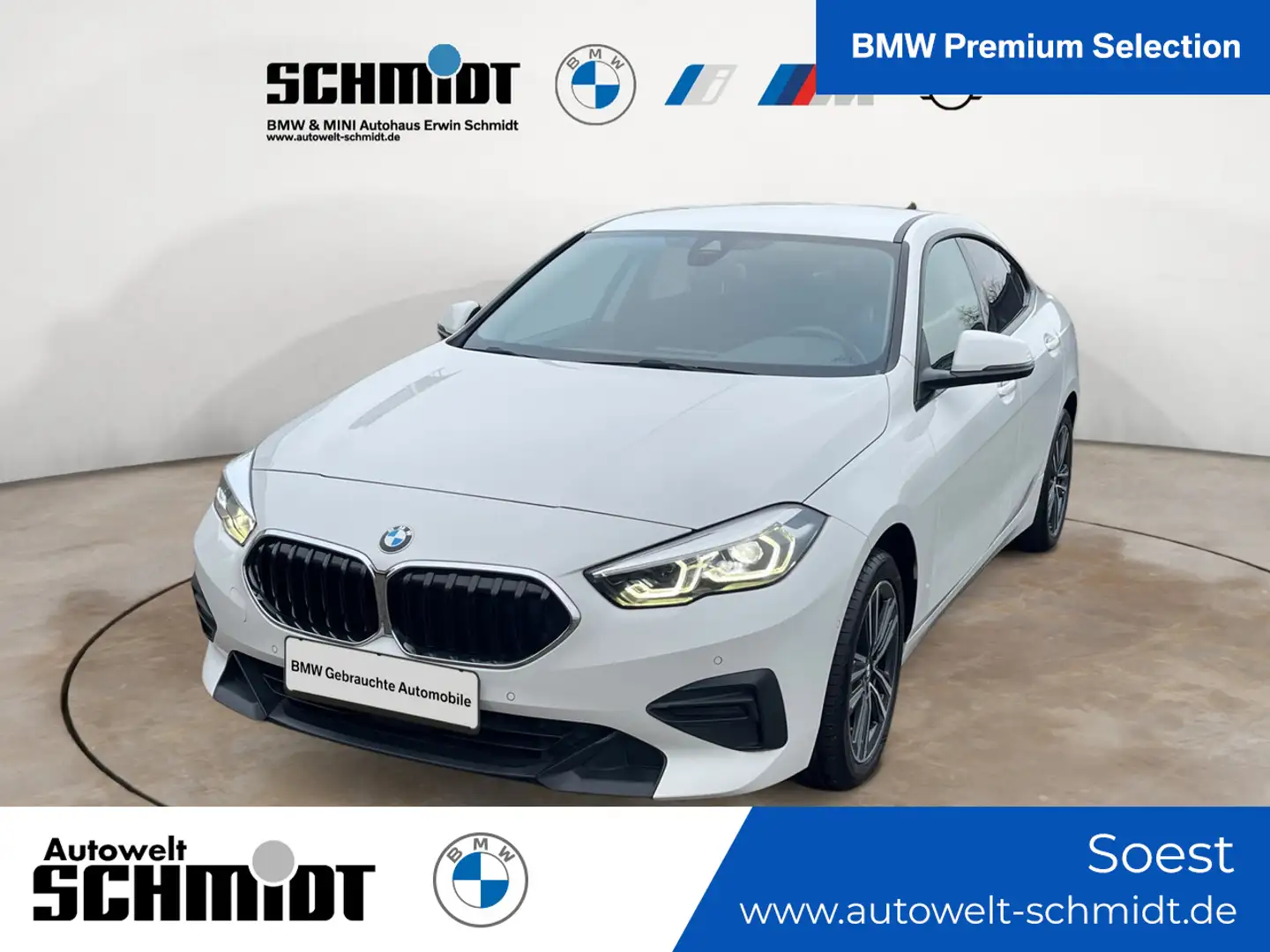BMW 218 i Gran Coupe Advantage + 2Jahre-BPS.-GARANTIE Weiß - 1