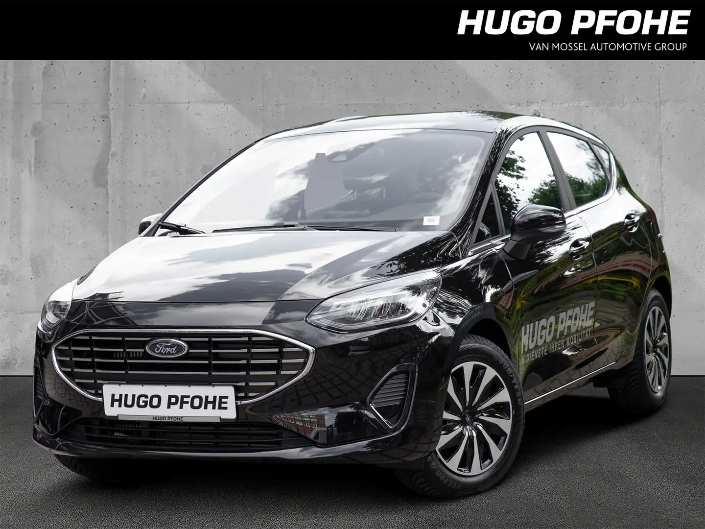 Ford Fiesta Titanium 1.0 EcoBoost Hybrid 92kW(125PS) 5-türig Fekete - 1