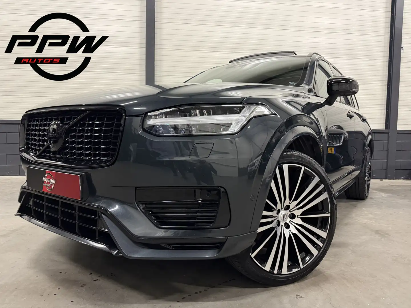 Volvo XC90 T8 Recharge AWD R-Design PANO/B&W/LUCHTVERING/TREK Grigio - 1