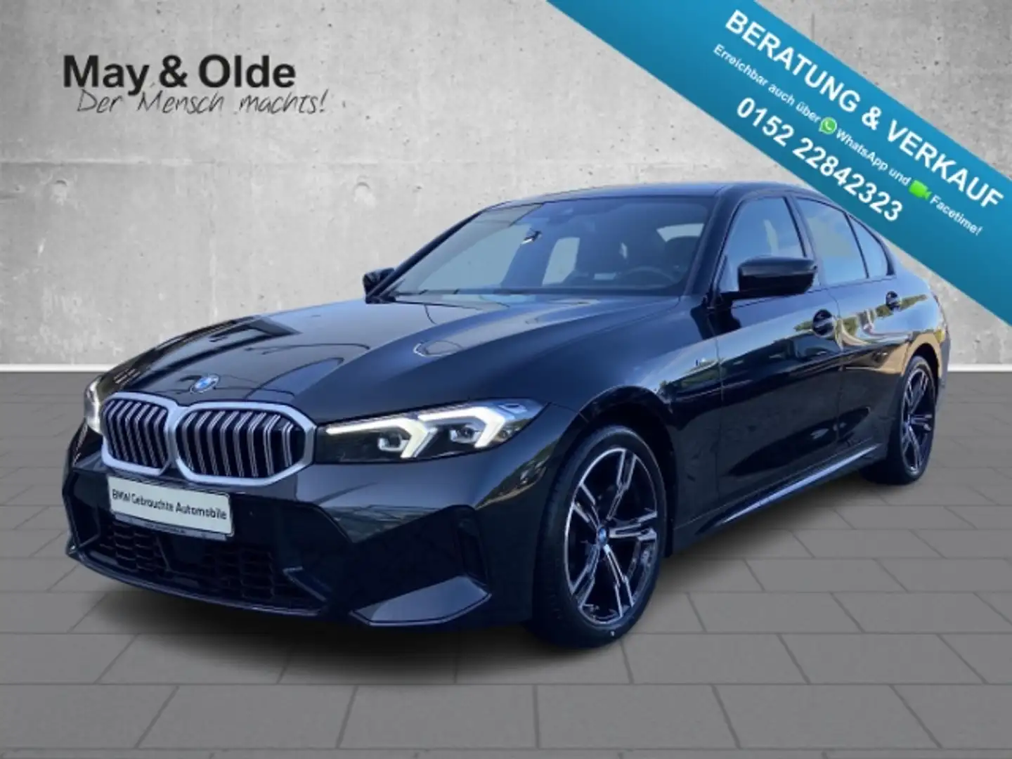 BMW 320 i xDrive M Sport Lim Navi LED ACC HiFi PA Schwarz - 1
