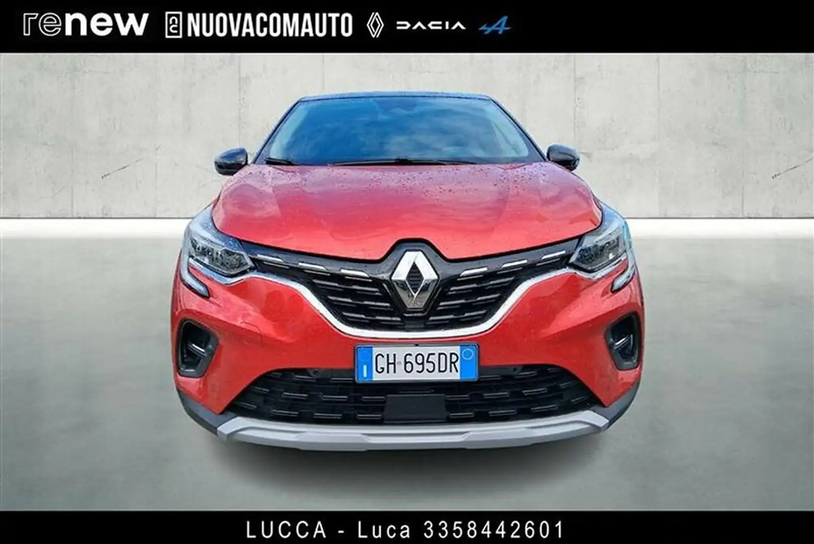 Renault Captur 1.6 plug-in hybrid Intens E-Tech 160cv auto my21 Rosso - 2