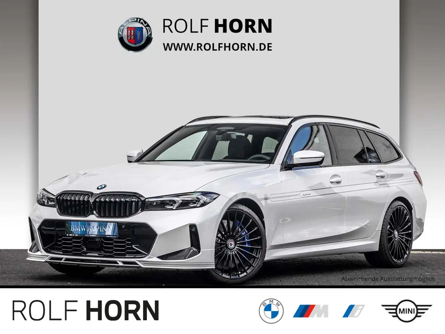 Alpina D3 S 3.0 Allrad Touring AHK HUD Pano 360 har/kar Blanco - 1