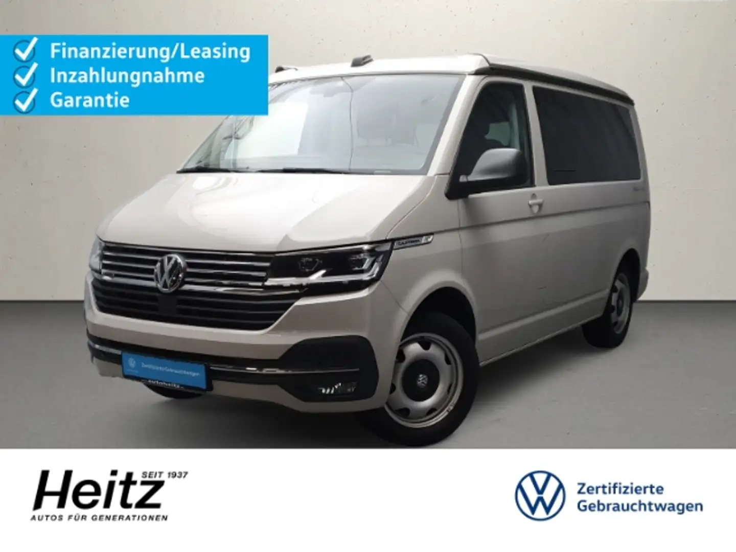 Volkswagen T6.1 California Beach Camper 4MOTION Standhz LED Gris - 1