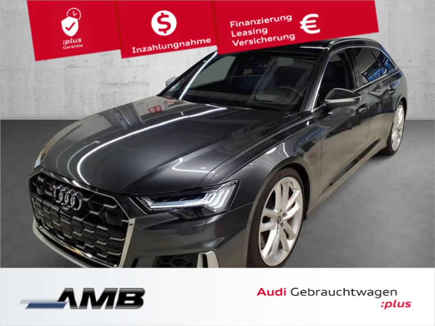 Audi S6 TDI qu. AHK/Pano/HuD/Standhz/11.29Garan Grau - 1
