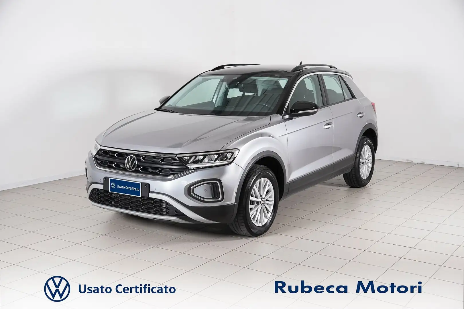 Volkswagen T-Roc 2.0 TDI DSG Life 150CV Silber - 1