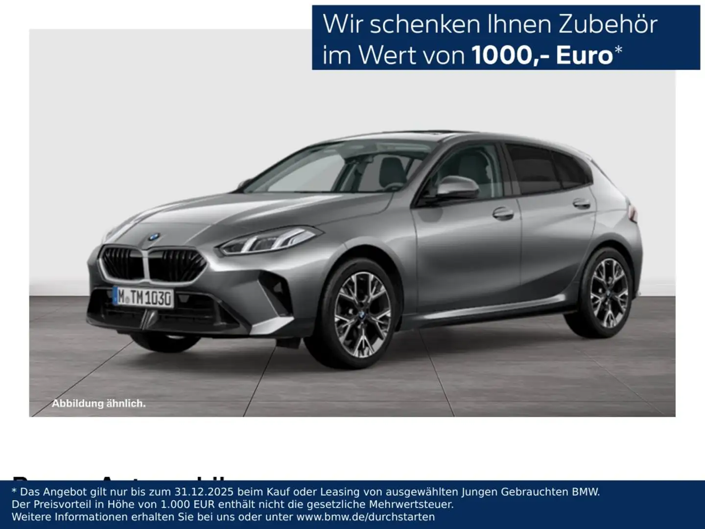 BMW 120 MDesign + Pano + LhZ + DA + 18" Grau - 1