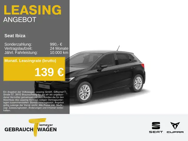 2025 SEAT Ibiza in Black for sale