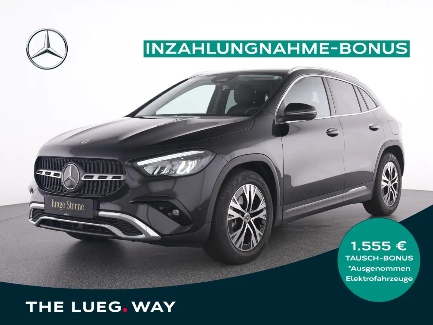 Mercedes-Benz GLA 180 Progressive+NavPrem+LED-HP+AHK+EHeck+RFK Zwart - 1