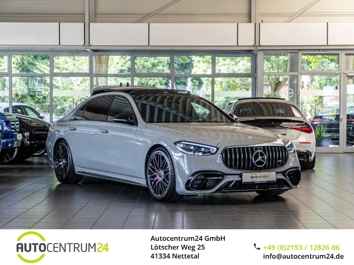 Mercedes-Benz S 63 AMG Edition 1 E 4D Lang Carbon Chauffeur Exklusiv Grijs - 1
