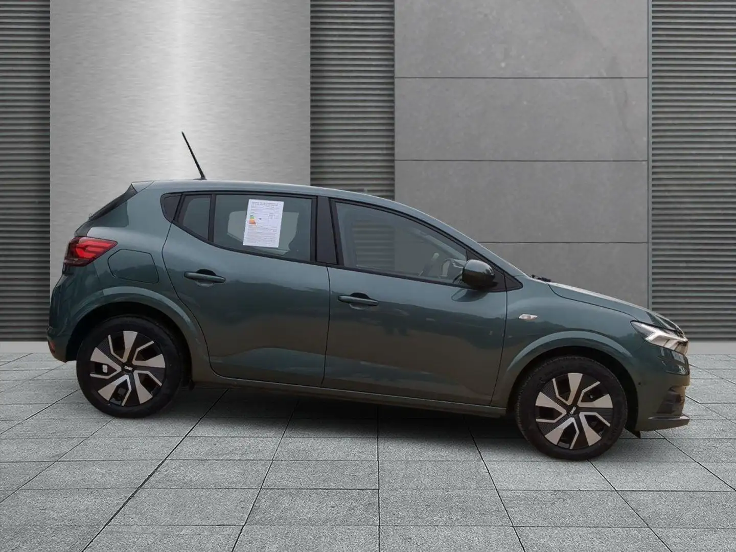 Dacia Sandero Expression RFK+SHZ+Navi  TCe 100 ECO-G 74 kW (1... Grün - 2