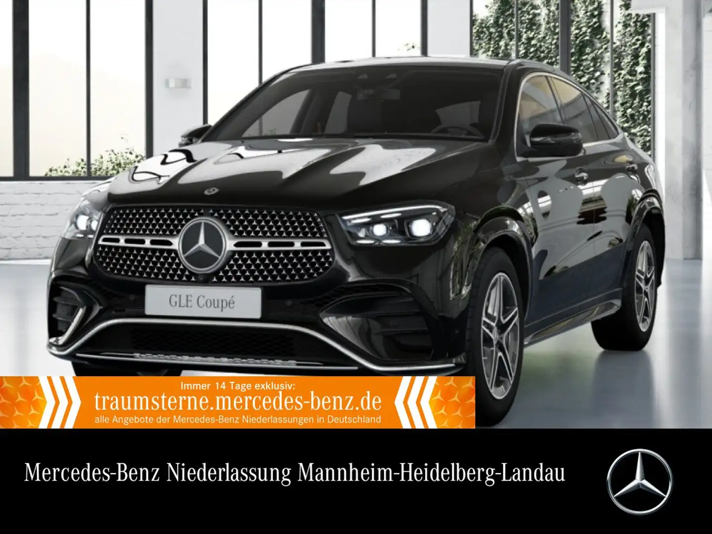 Mercedes-Benz GLE 450 d Coupé 4M AMG+PANO+360+AHK+MULTIBEAM+20" Schwarz - 1