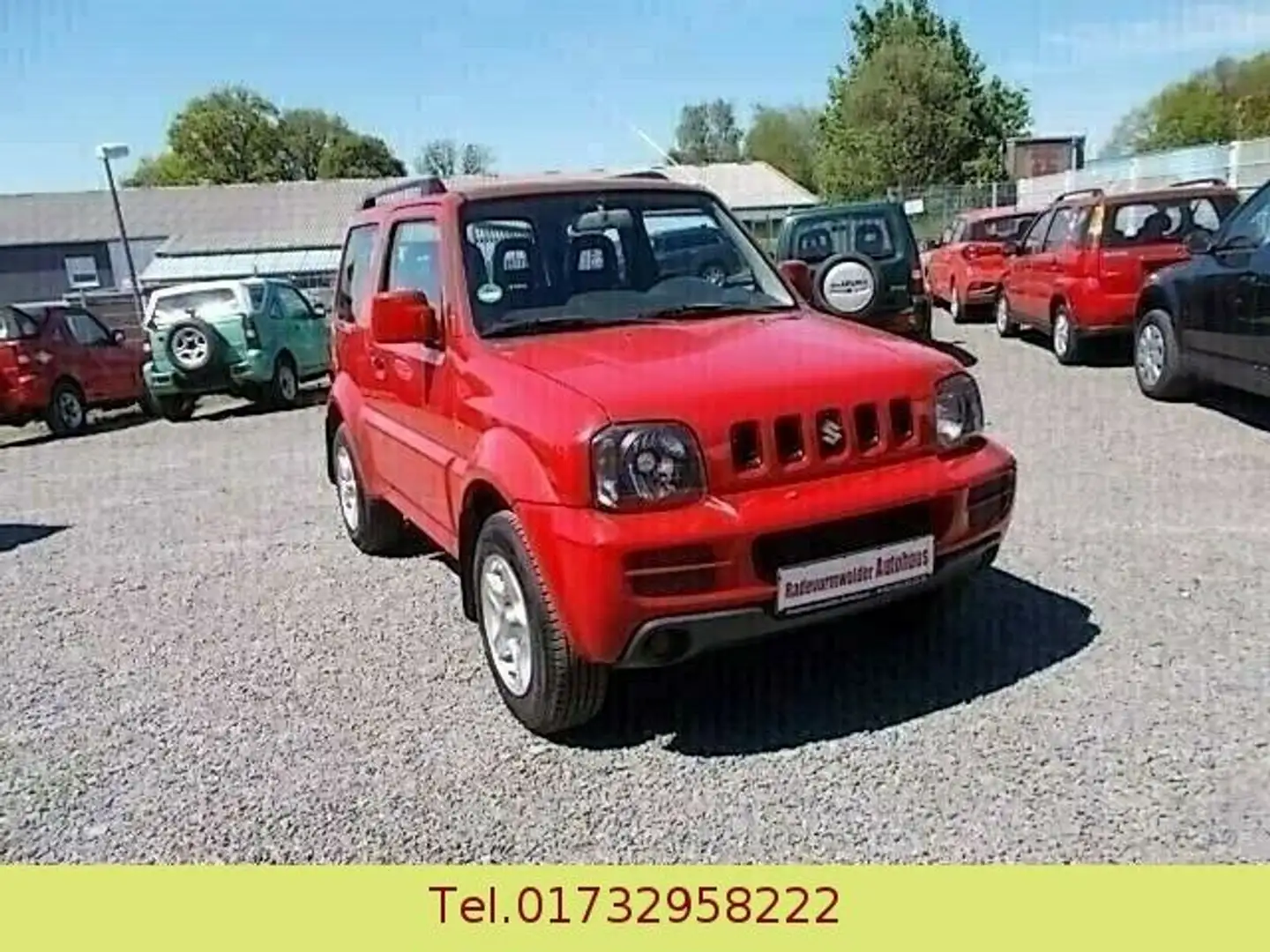 Suzuki Jimny 1.3 4WD "Schnäppchen" Piros - 2