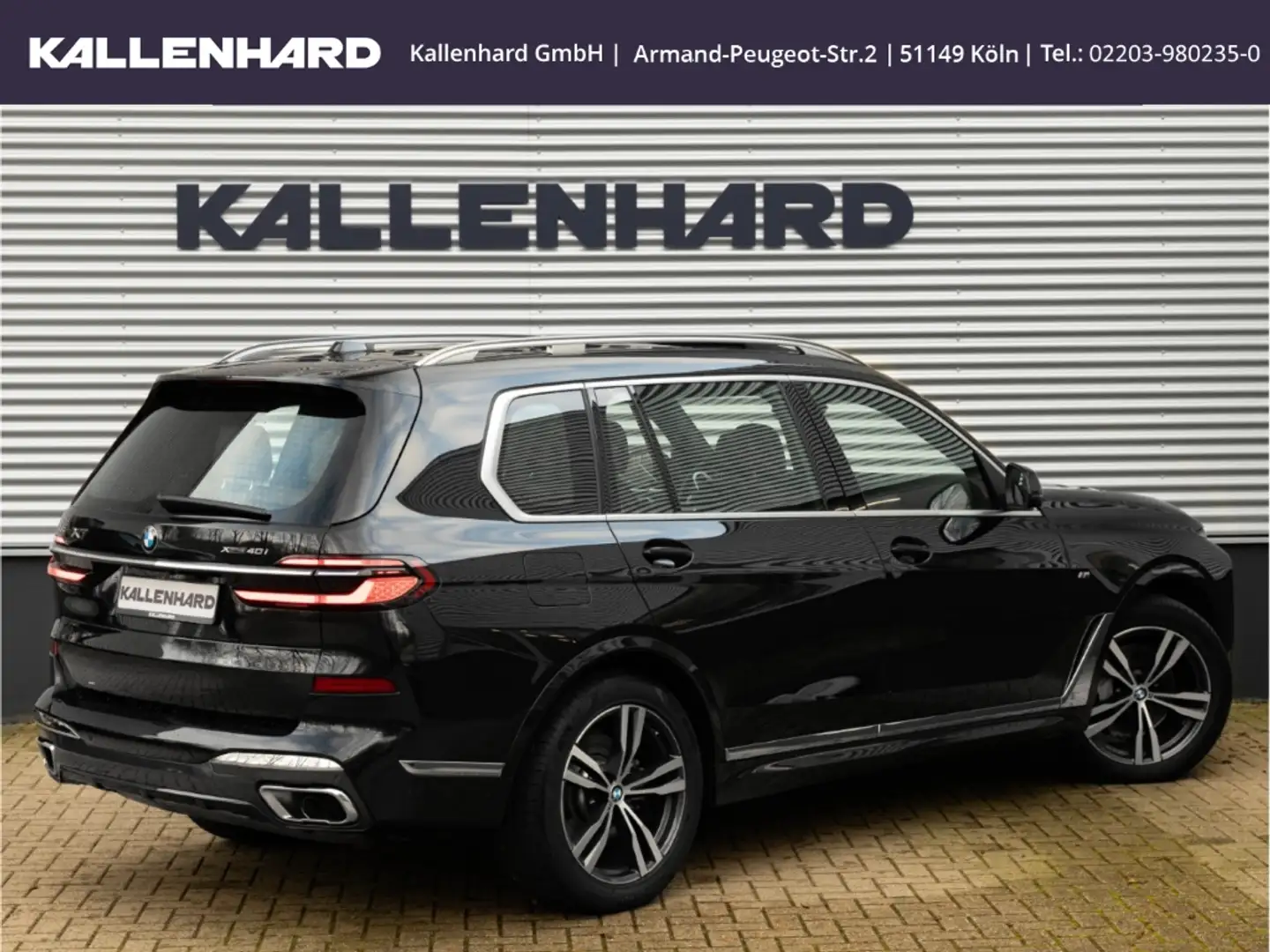 BMW X7 xDrive 40 i M Sport 7-Sitzer SkyLounge-AHK-PANO Ha Schwarz - 2