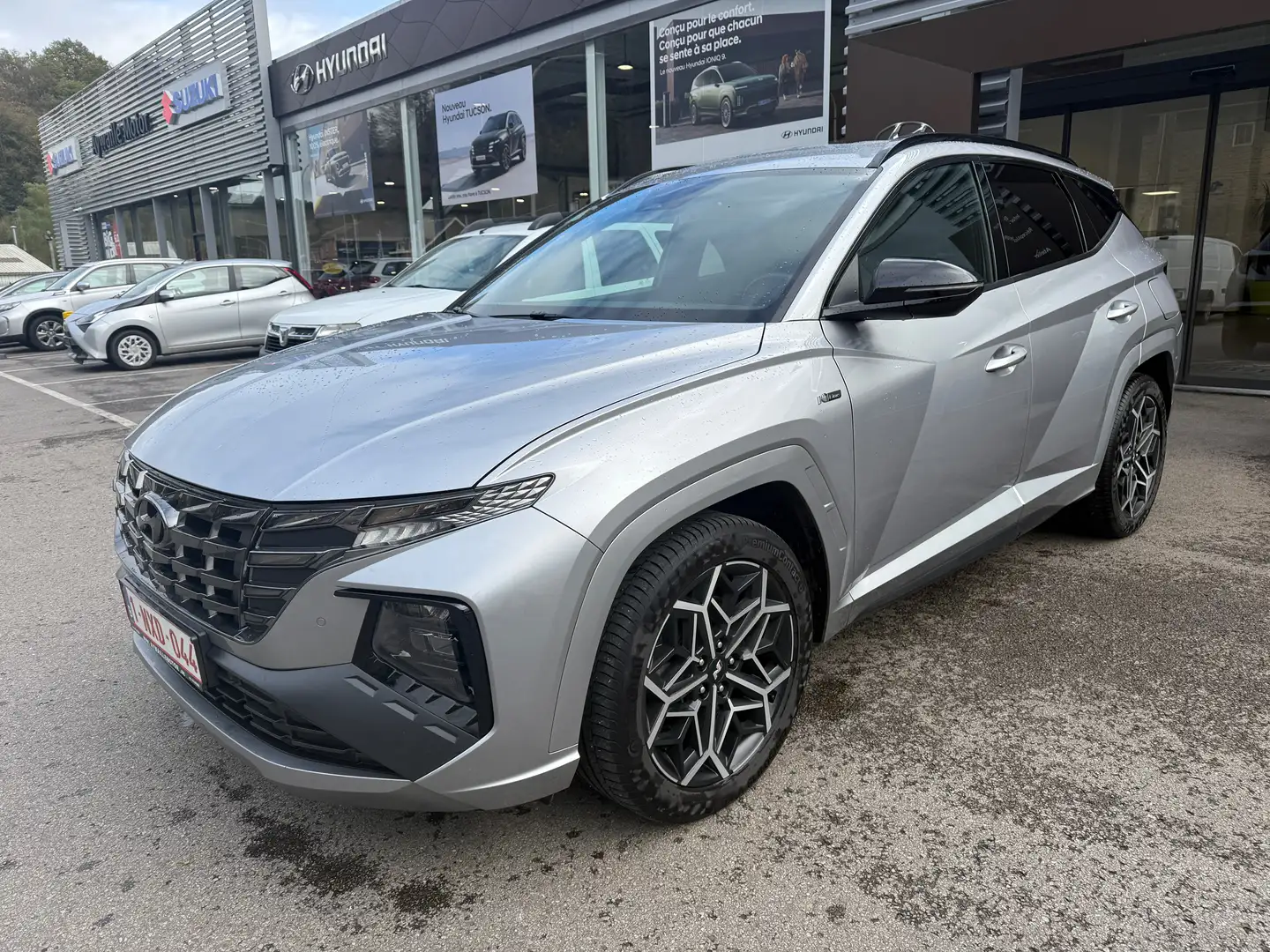 Hyundai TUCSON Tucson 1.6 T-GDi Feel N-LINE DCT *GARANTIE 03/2029 Zilver - 1