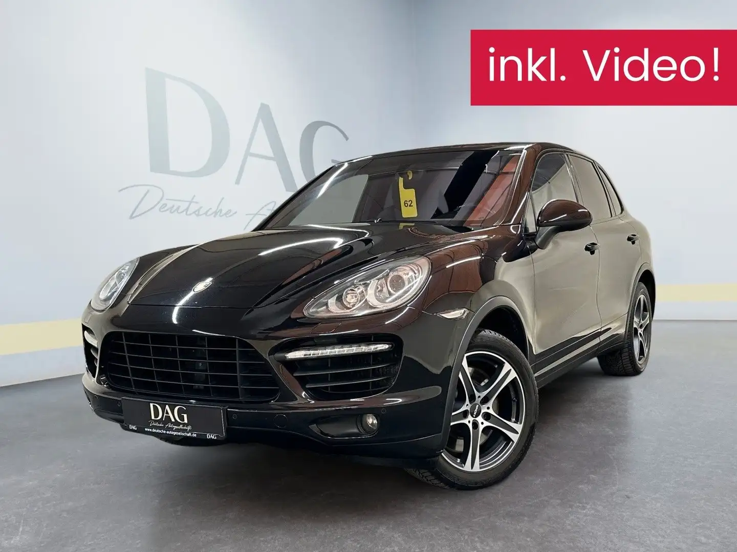 Porsche Cayenne Turbo +BI-XENON+AHK+4x SITZHZ+NAVI+BURM. Nero - 1