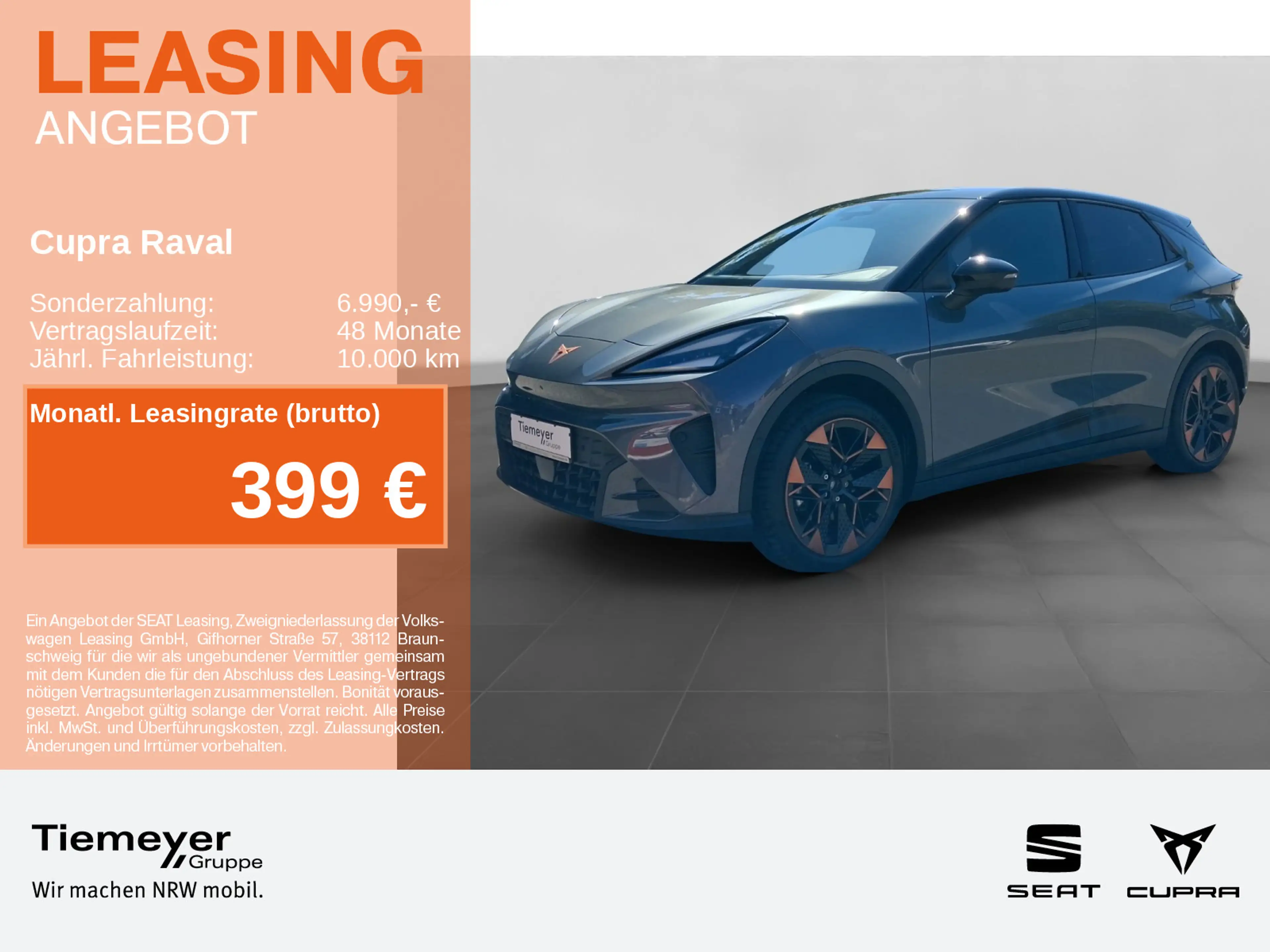 CUPRA Raval Endurance Edition Dynamic Plus Plasma NAVI
