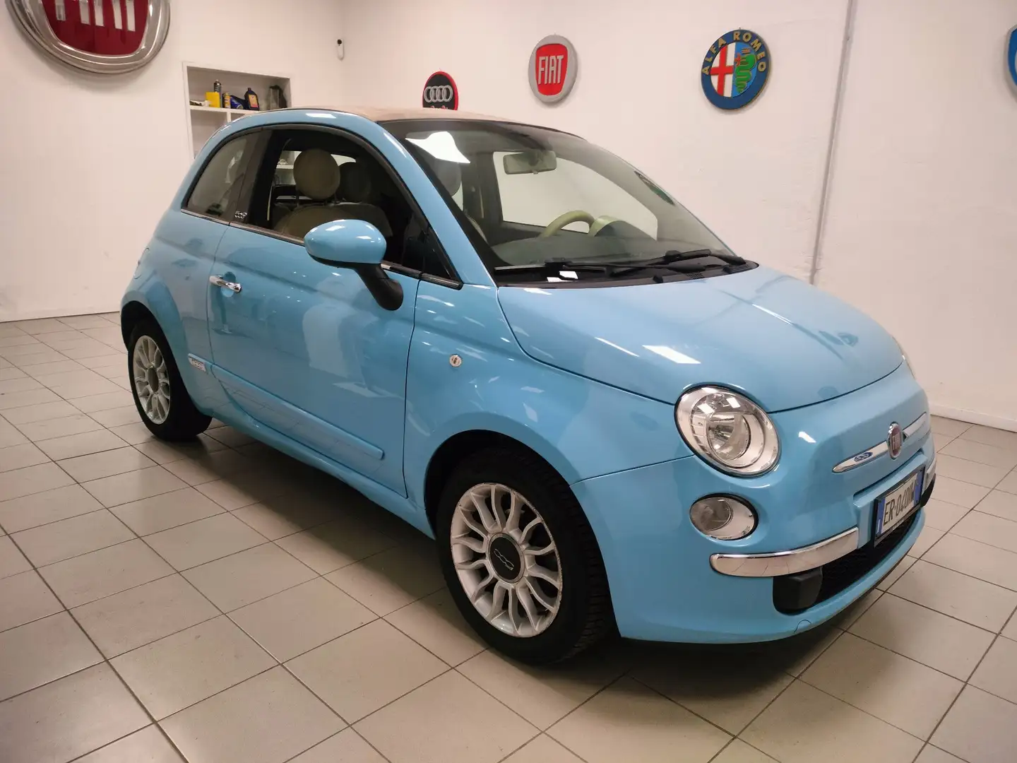 Fiat 500C CABRIO 1.2 BENZINA Color Therapy 69cv Blau - 1