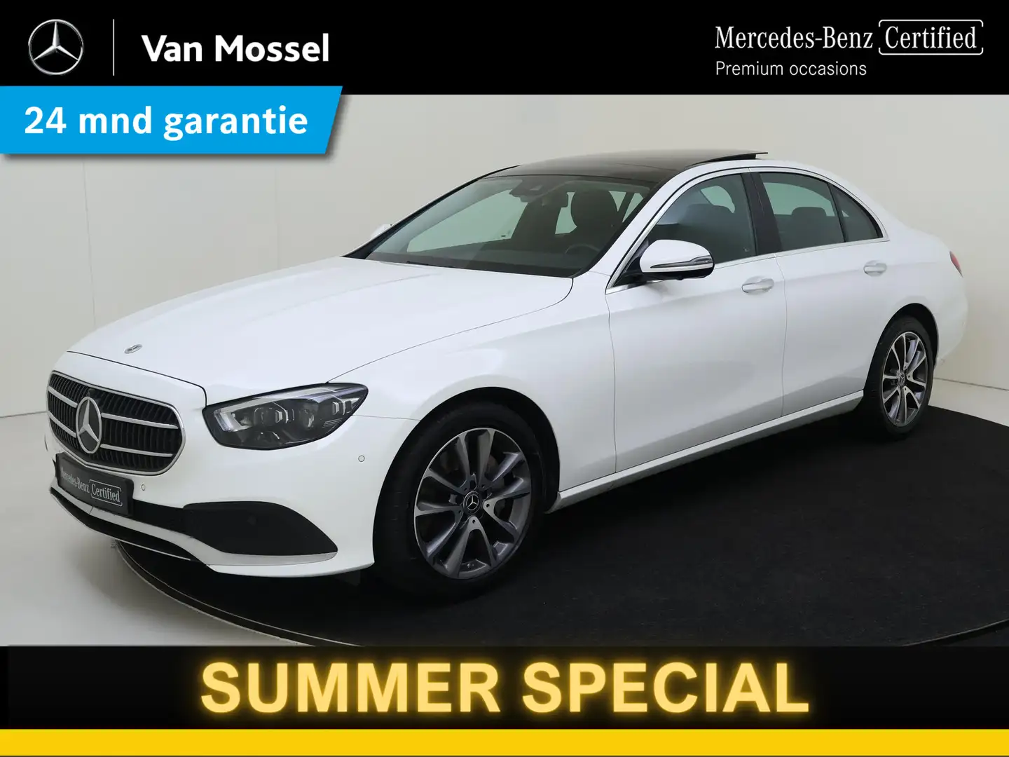Mercedes-Benz E 300 e Business Solution Luxury / Stoelverwarming / 360 Wit - 1