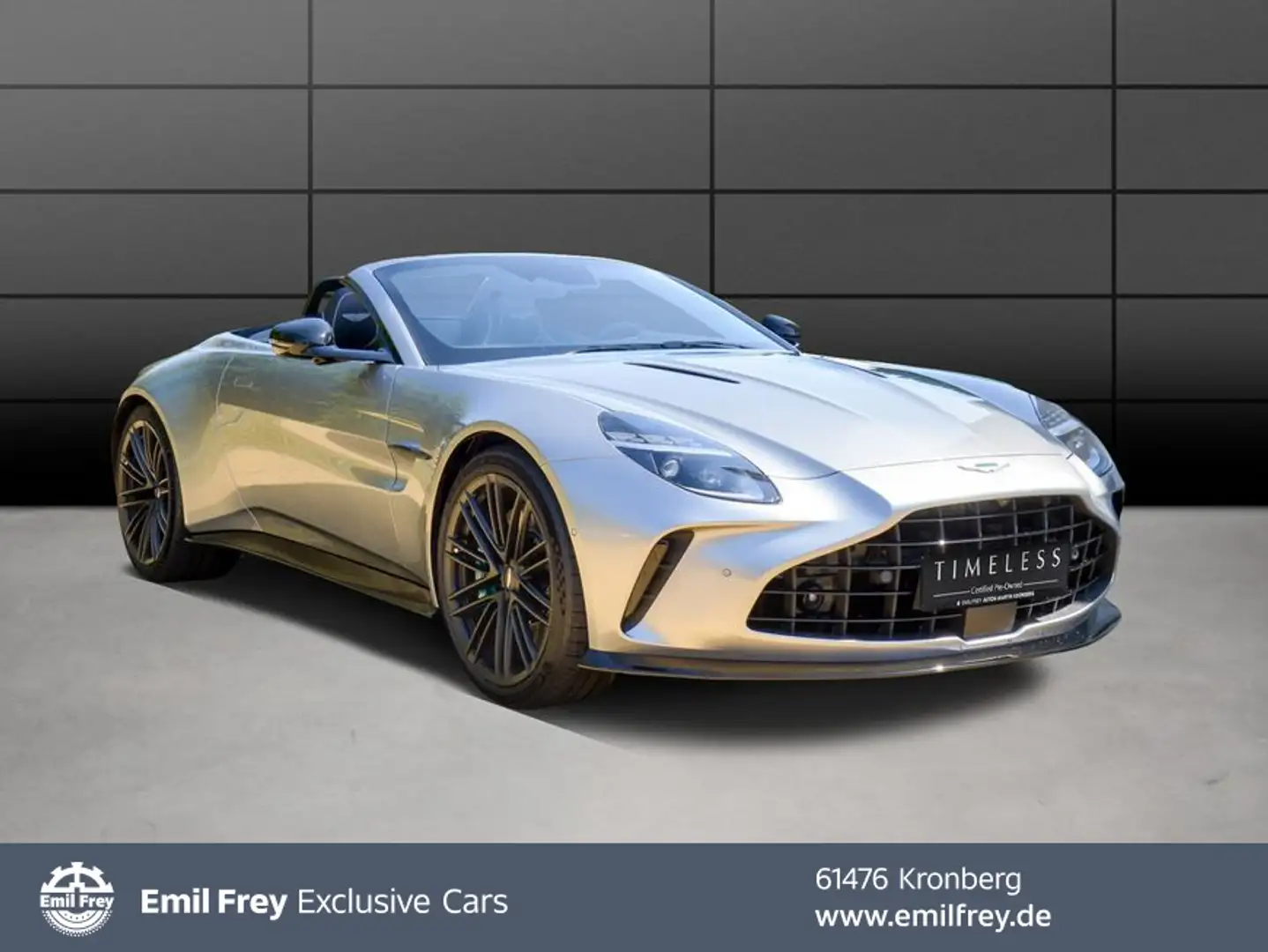 Aston Martin V8 Roadster Zilver - 1