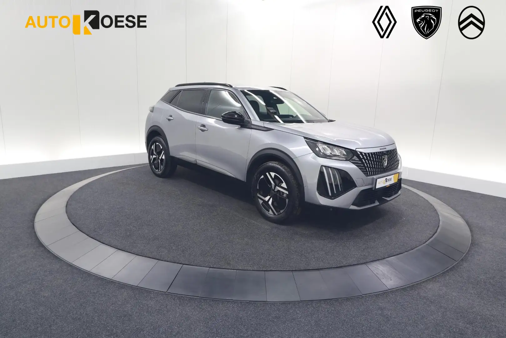 Peugeot 2008 Hybrid 136 e-DCS6 Allure | 360 Camera | Dodehoekde Grijs - 1