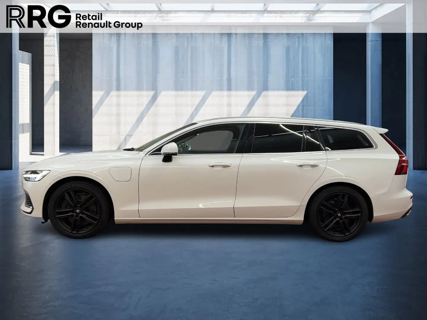 Volvo V60 60 T6 Twin Engine AWD Inscription Expression Rückfahrkamera AHK PDC ABS Fahrerairbag Weiß - 2