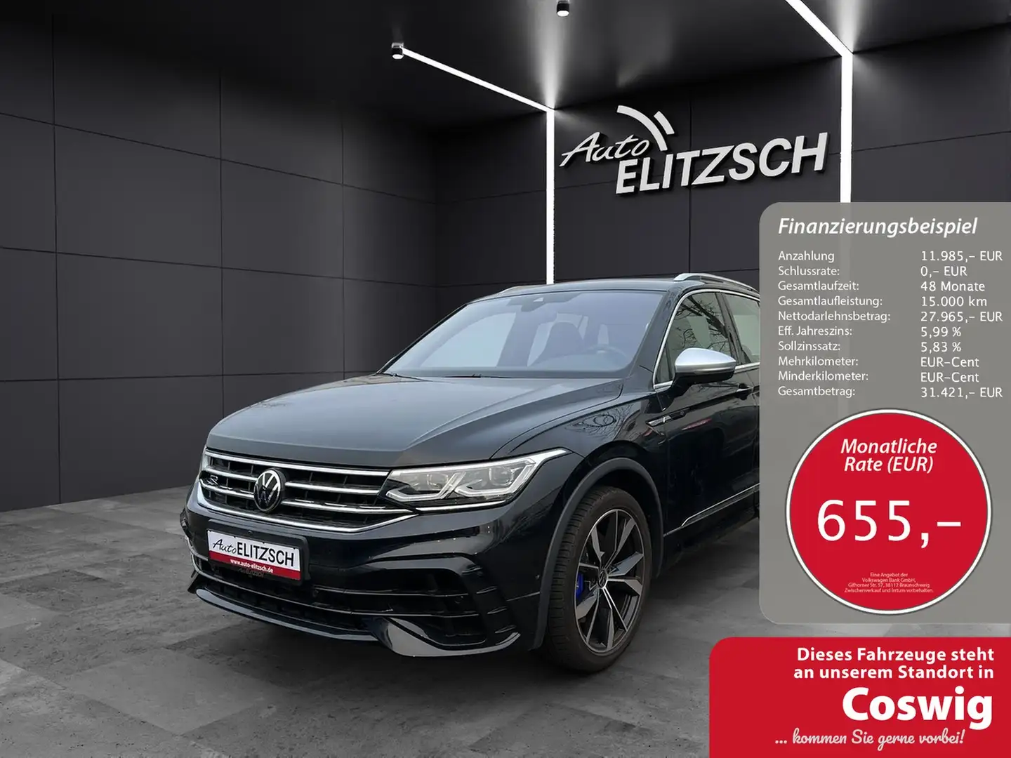 Volkswagen Tiguan R 2.0 TSI 4M MATRIX ACC DCC AID NAVI 20" Schwarz - 1