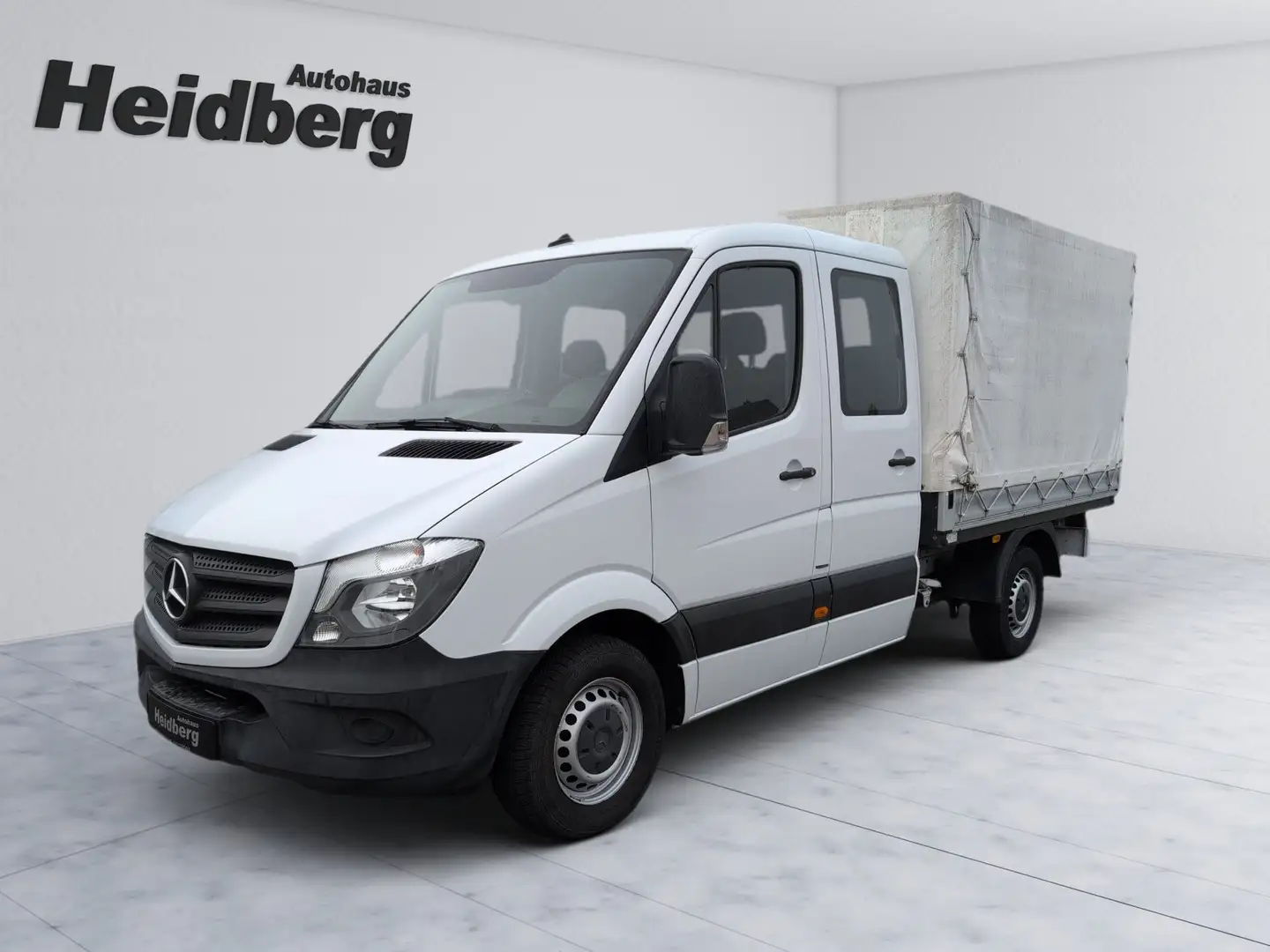 Mercedes-Benz Sprinter II 214 CDI DOKA Pritsche/Plane Klima 7 Si Blanco - 1