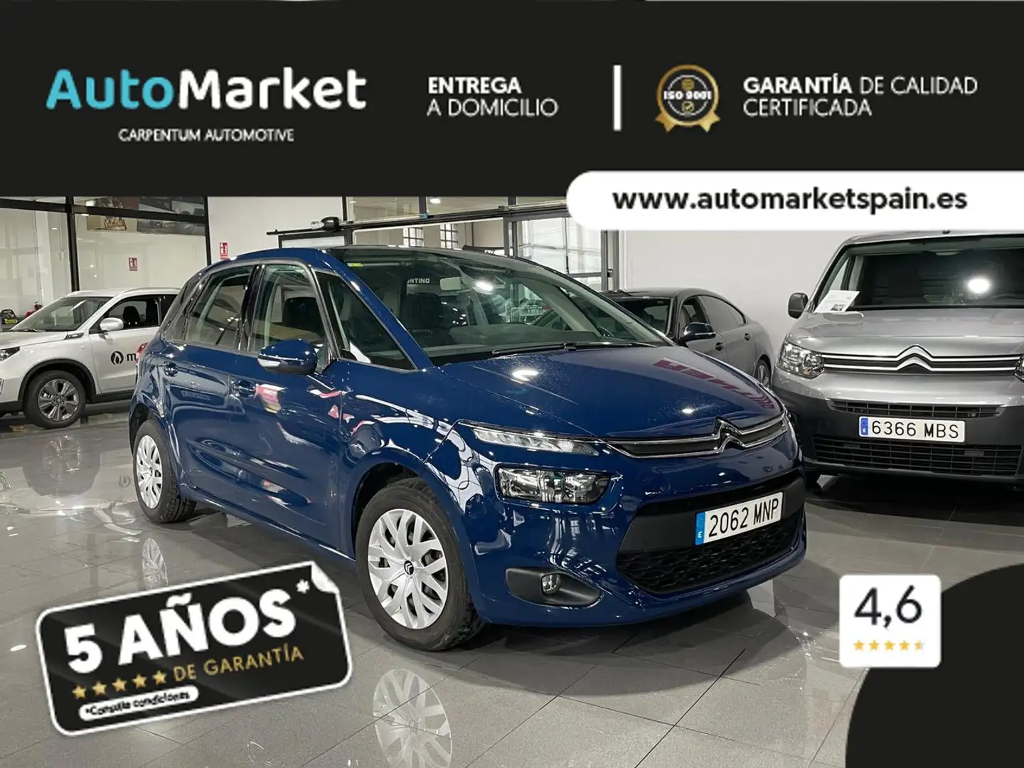 Citroen C4 Picasso 1.2 PureTech S&S EAT6 Feel 130 Blauw - 1