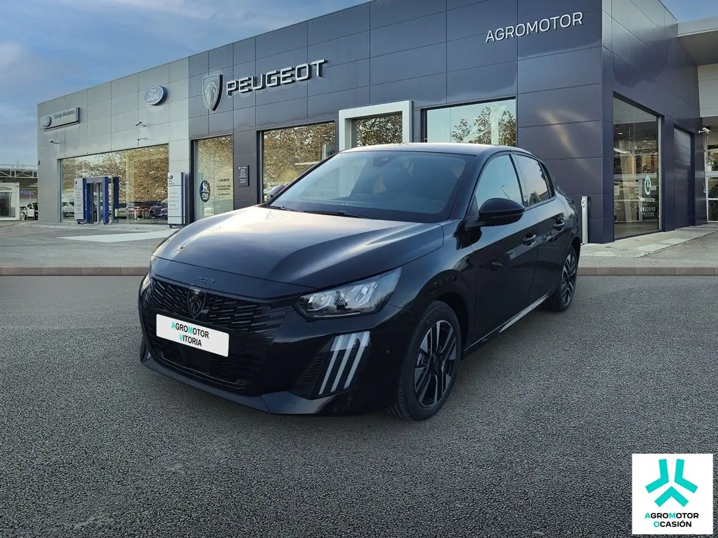 Peugeot 208 Allure HYBRID 100 eDCS6 Negro - 1