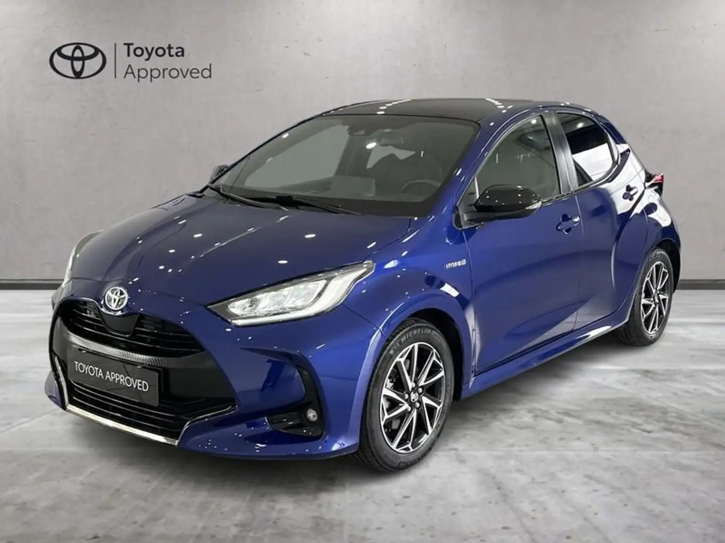 Toyota Yaris 1.5 Hybrid 5 porte Lounge Blu/Azzurro - 1