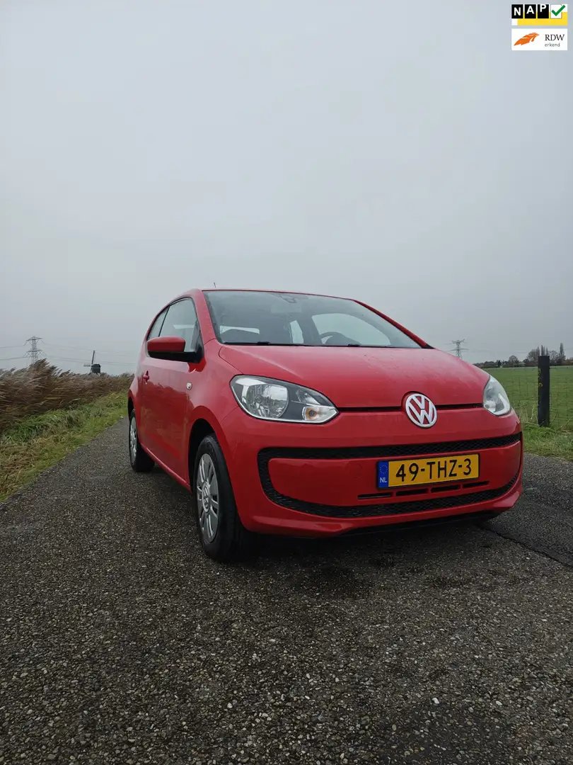 Volkswagen up! 1.0 move up! GOED ONDERHOUDE - AIRCO - LAGE KILOME Rood - 1