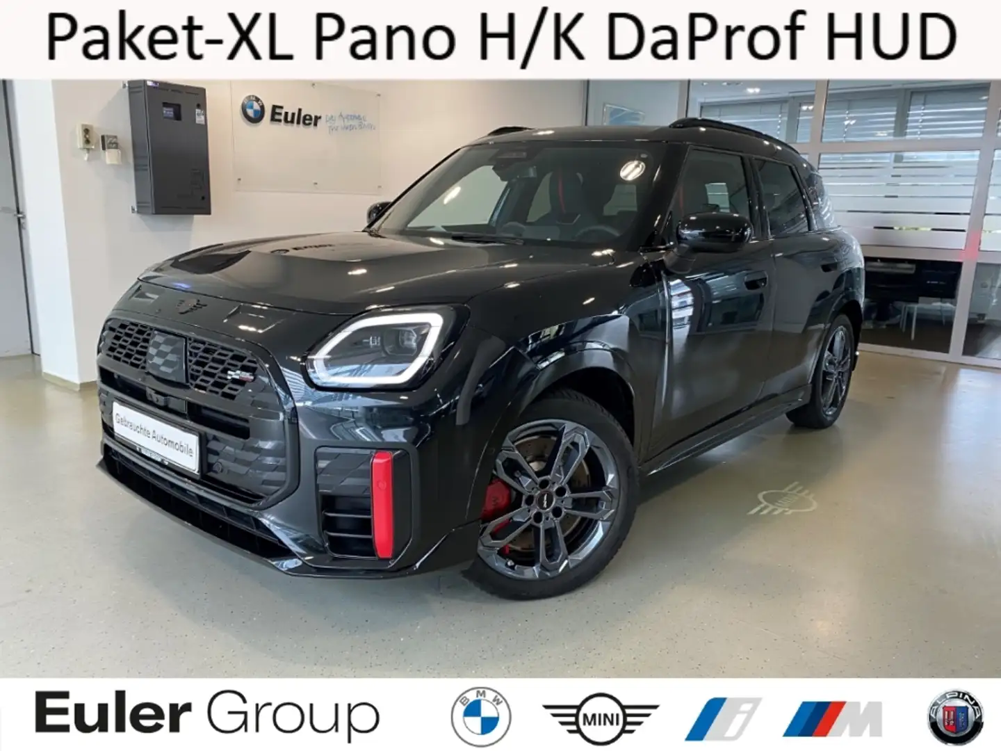 MINI John Cooper Works Countryman ALL4 19'' Paket-XL Pano H/K DaProf HUD Kurvenlicht Schwarz - 1
