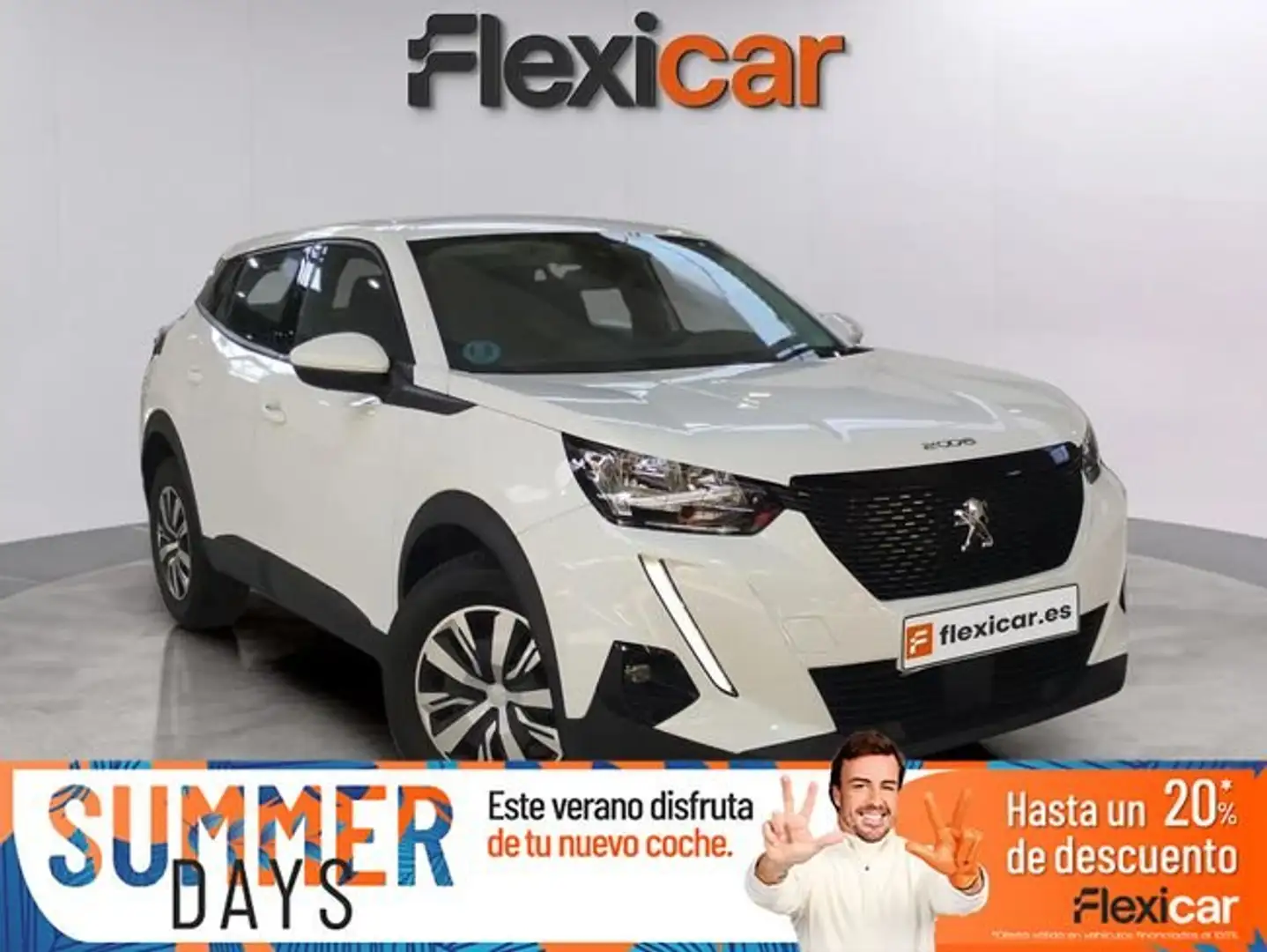 Peugeot 2008 Active+Puretech+100+S%26S+BVM6 Wit - 1