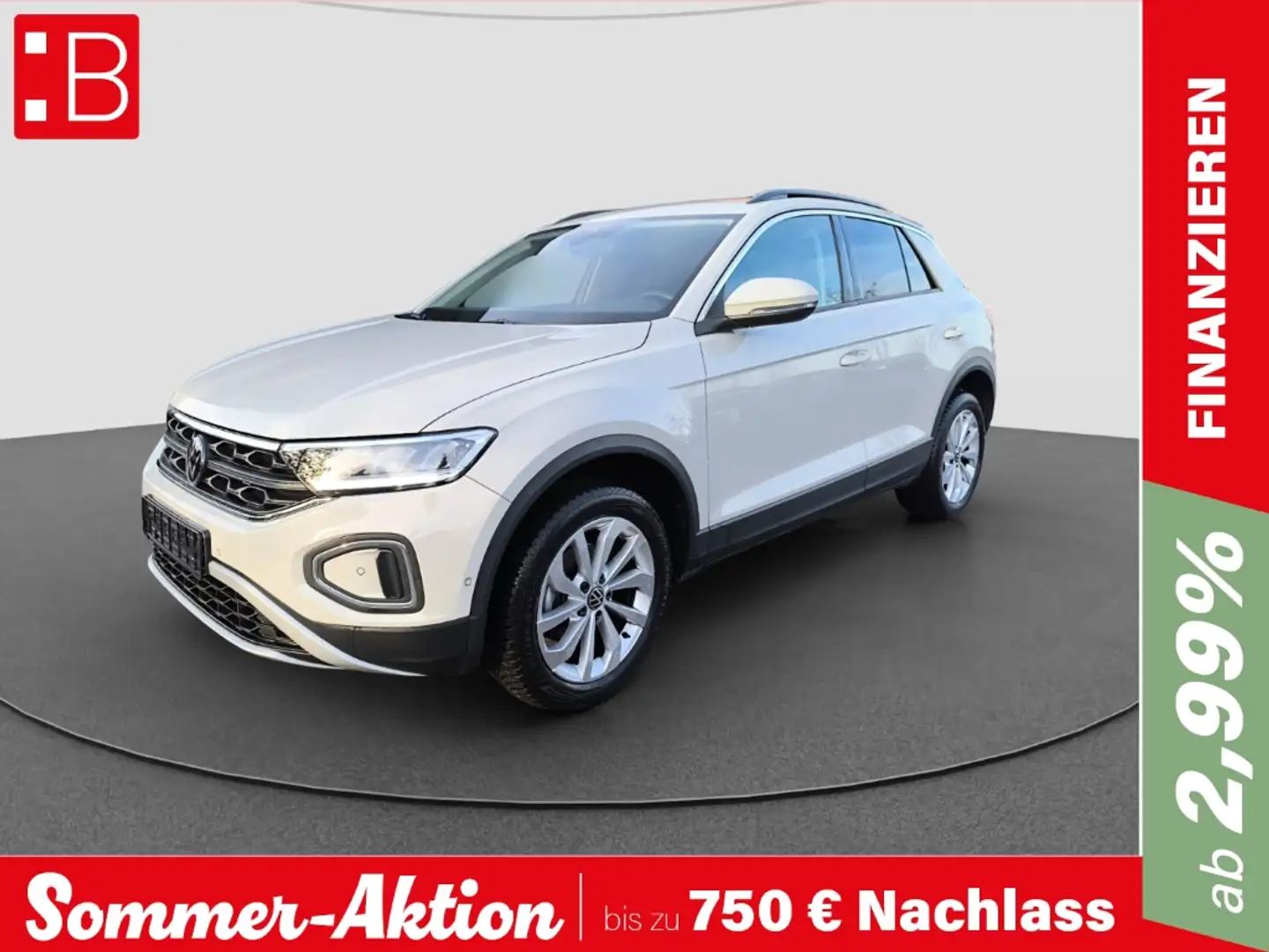 Volkswagen T-Roc 1.5 TSI DSG Life LED AHK NAVI PDC LM17 Vert - 1