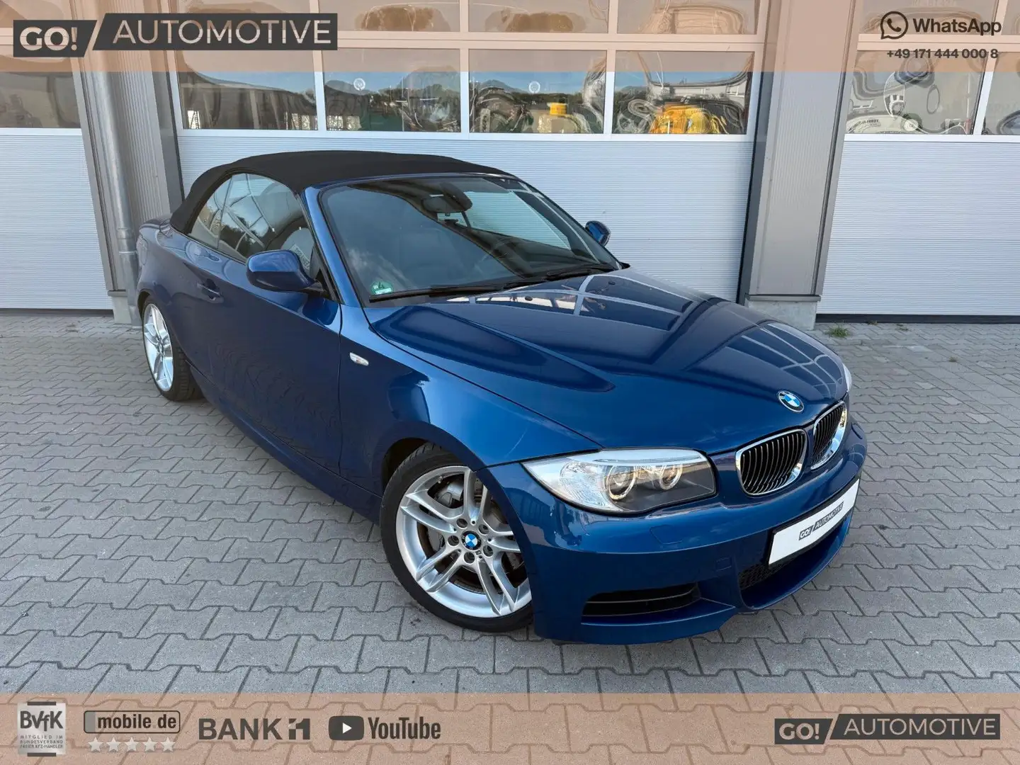 BMW 135 i Cabrio+M-Performance+DS Motorsport+TOP!!! Blau - 1
